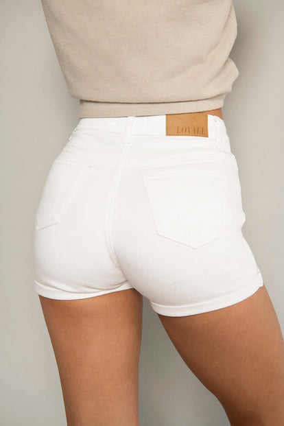 Short en jean Everyday - Blanc