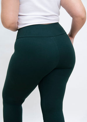 Legging taille haute grande taille Everyday - Vert Forêt