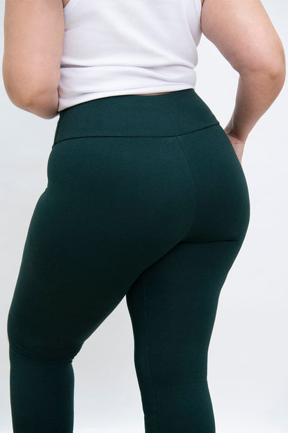 Legging taille haute grande taille Everyday - Vert Forêt