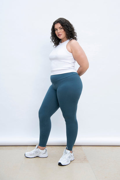 Legging taille haute grande taille Everyday - Bleu Cobalt