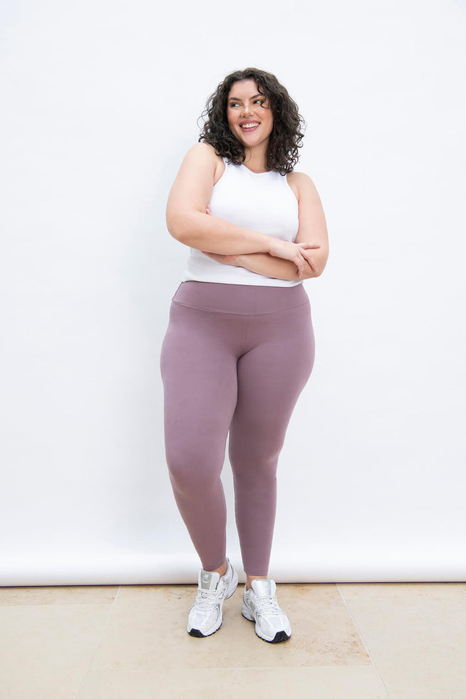 Legging taille haute grande taille Everyday - Elderberry Purple