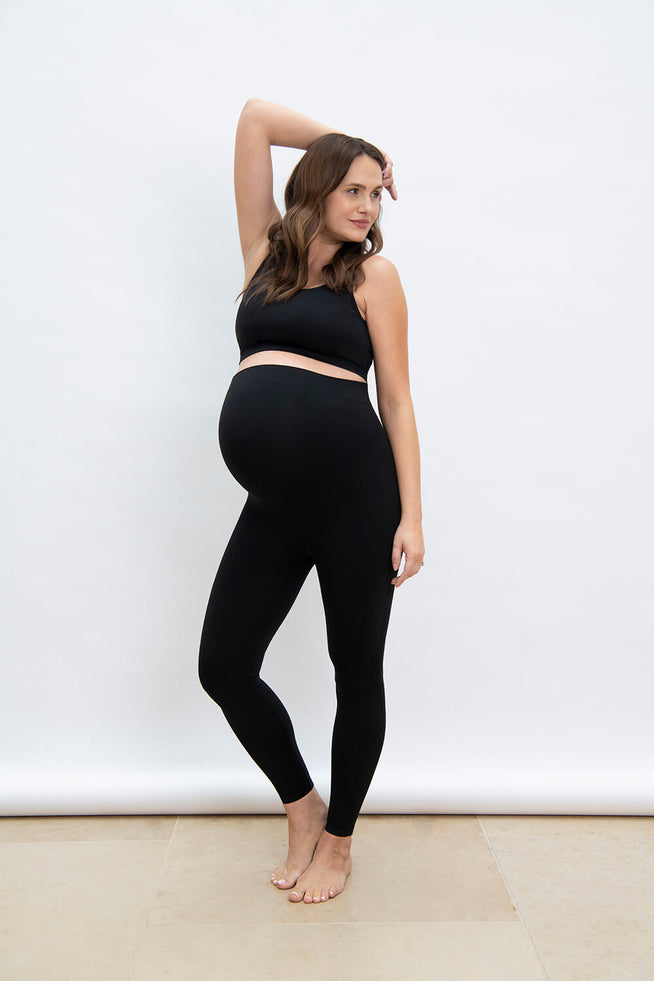 Legging de grossesse sans couture Ultimate - Noir