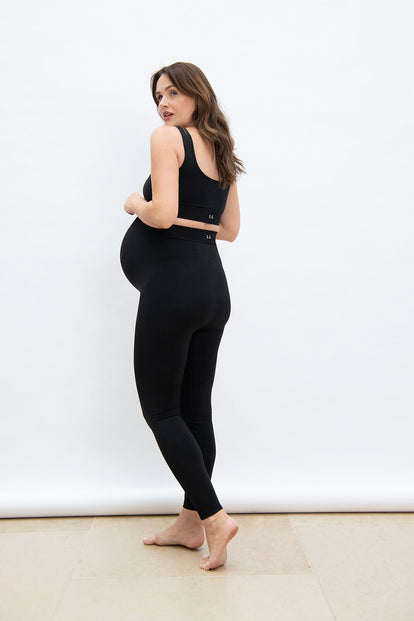 Legging de grossesse sans couture Ultimate - Noir