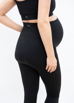 Legging de grossesse sans couture Ultimate - Noir