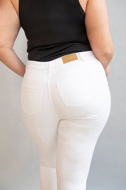 Jean sculptant Lift & Shape grande taille - Blanc