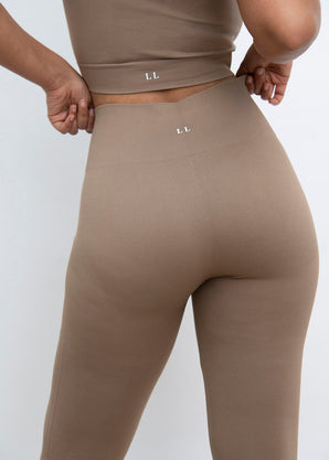 Legging taille haute sans couture Ultimate - Oatmeal Avione