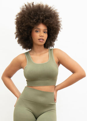 Brassière sans couture Ultimate - Vert Sauge