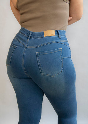 Jegging grande taille Ultimate - Mid Bleu
