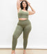 Legging taille haute sans couture grande taille Ultimate - Vert Sauge