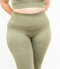 Legging taille haute sans couture grande taille Ultimate - Vert Sauge