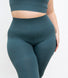 Legging taille haute sans couture grande taille Ultimate - Teal Bleu