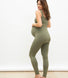 Legging de grossesse sans couture Ultimate - Vert Sauge