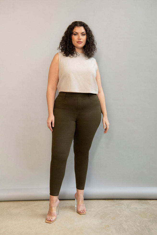 Jegging grande taille Ultimate - Kaki