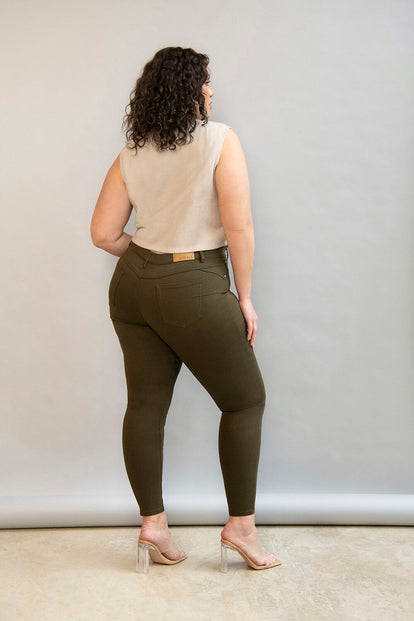 Jegging grande taille Ultimate - Kaki