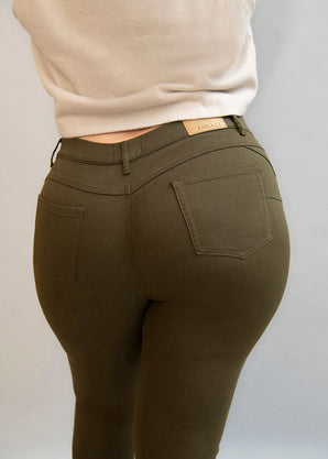 Jegging grande taille Ultimate - Kaki