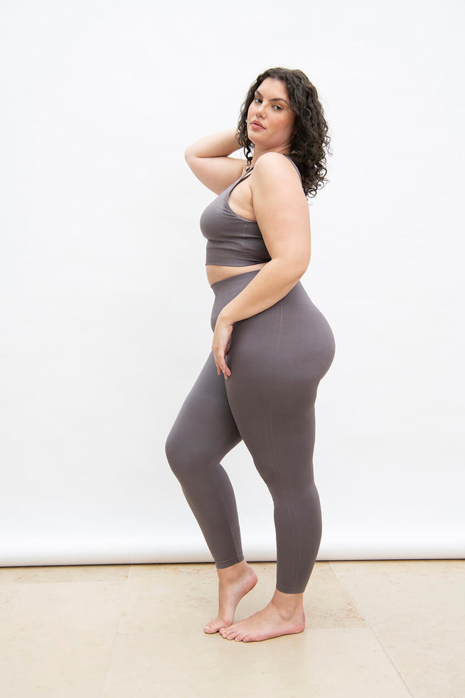 Legging taille haute sans couture grande taille Ultimate - Deep Mauve