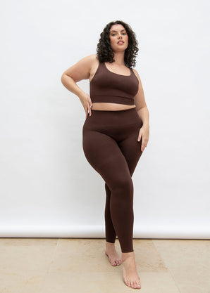 Brassière sans couture grande taille Ultimate - Chocolat