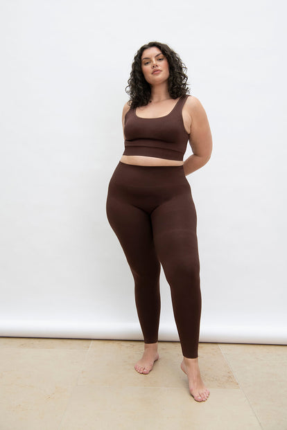 Brassière sans couture grande taille Ultimate - Chocolat