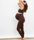 Legging de grossesse sans couture Ultimate - Chocolat