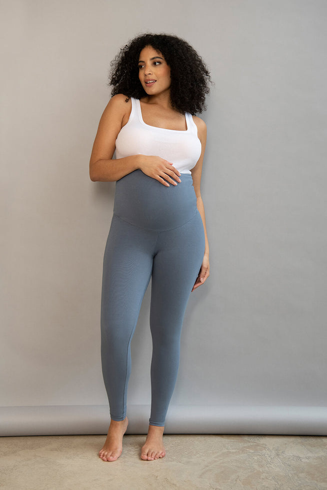 Legging léger de grossesse Everyday - Steel Bleu