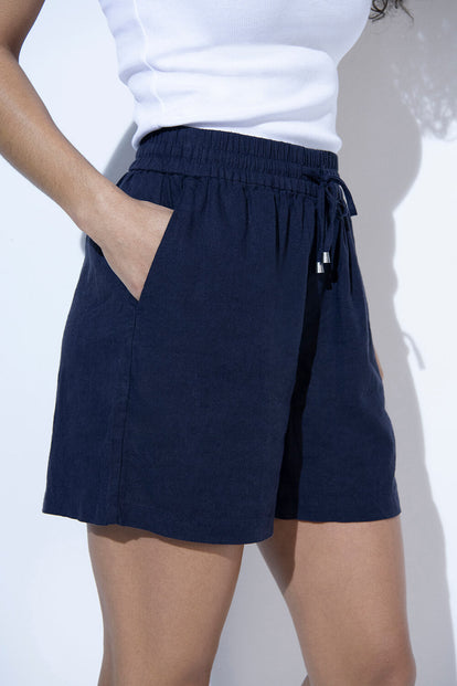 Short en lin Everyday - Marine