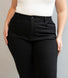 Jean straight grande taille - Noir