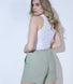 Curve Linen Shorts - Vert Sauge