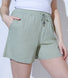 Short en lin Everyday - Vert Sauge