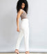 Pantalon cigarette grande taille - Off Blanc