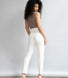 Pantalon cigarette grande taille - Off Blanc