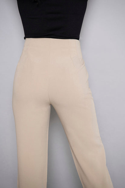 Pantalon cigarette - Sand