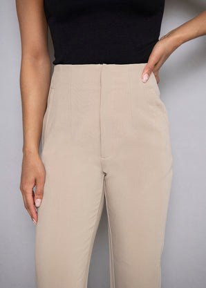 Pantalon cigarette - Sand