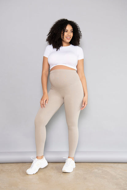 Legging de grossesse Everyday - Oatmeal Avione