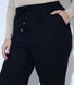 Pantalon en lin grande taille - Noir