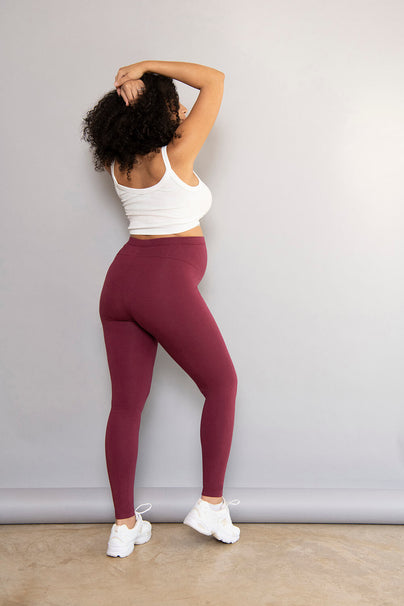 Legging de grossesse Everyday - Burgunder