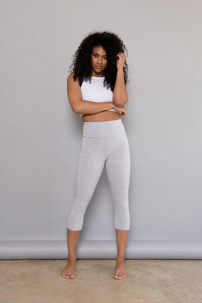 Legging léger court - Light Gris