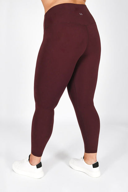 Legging 7/8e taille haute grande taille Revitalise - Winter Berry