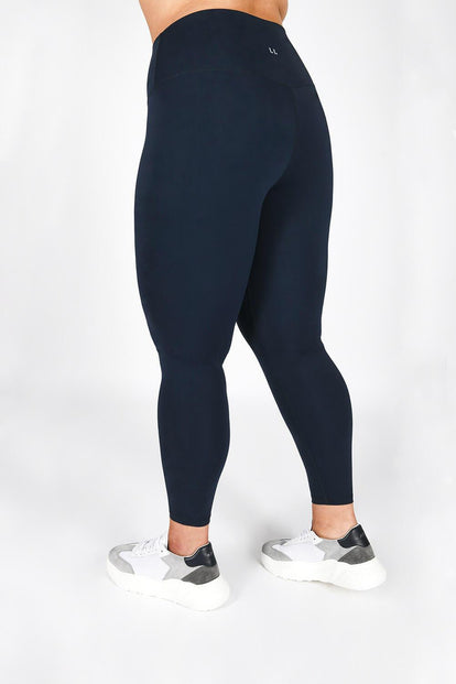 Legging 7/8e taille haute grande taille Revitalise - Bleu Marine