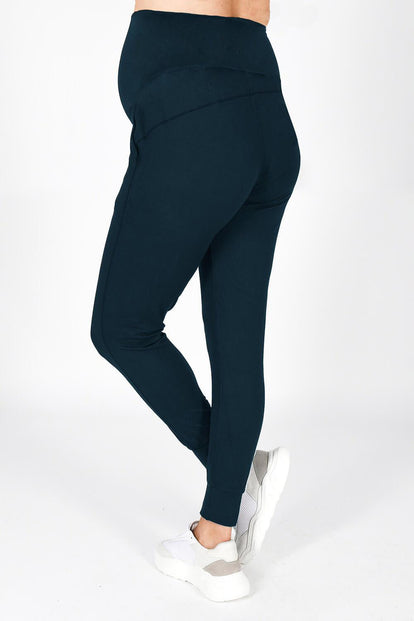 Pantalon de jogging de grossesse Recharge - Bleu Marine