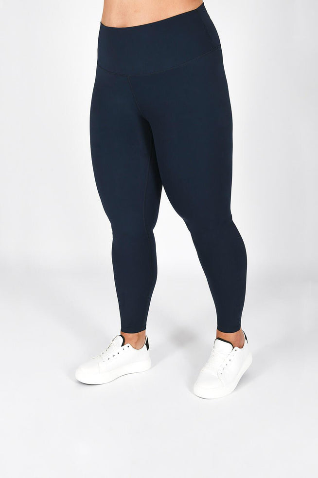 Legging taille haute grande taille Revitalise - Bleu Marine