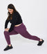 Legging de sport 7/8e taille haute grande taille Focus - Mulberry Plum