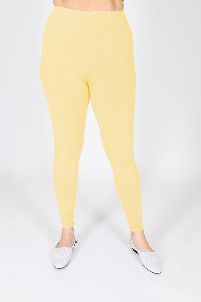 Legging taille haute grande taille Everyday - Pastel Blanche