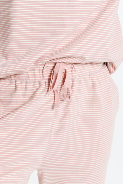 Ensemble de pyjama en coton peigné - Dusty Rose