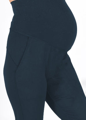 Pantalon de jogging de grossesse Recharge - Bleu Marine