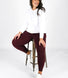 Legging 7/8e taille haute grande taille Revitalise - Winter Berry