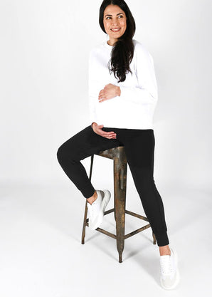 Pantalon de jogging de grossesse Recharge - Midnight Noir