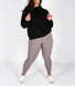 Legging taille haute grande taille Revitalise - Mauve