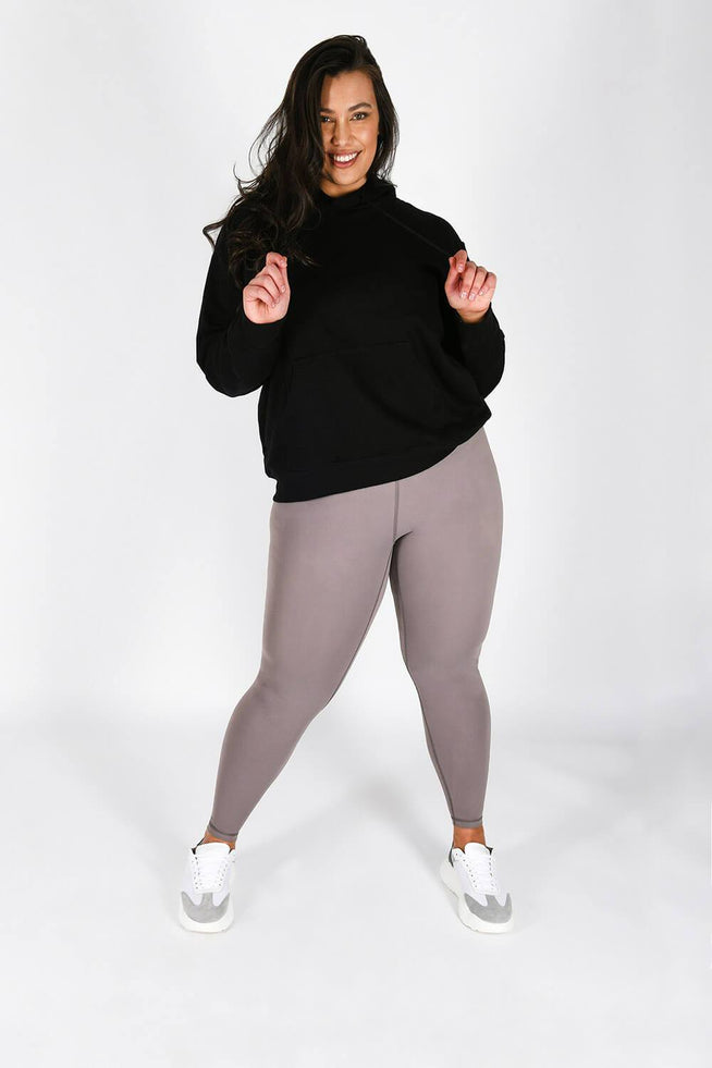 Legging taille haute grande taille Revitalise - Mauve