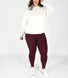 Legging taille haute grande taille Revitalise - Winter Berry