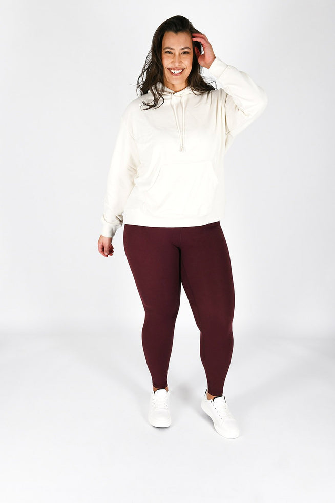 Legging taille haute grande taille Revitalise - Winter Berry